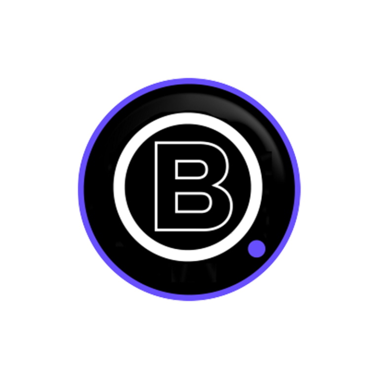 Be Your Own Circular logo with a bold 'B' in a black and purple colour scheme.