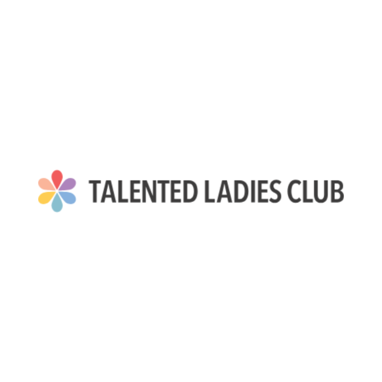Talented Ladies Club Logo of Talented Ladies Club featuring a colourful flower design and bold text.