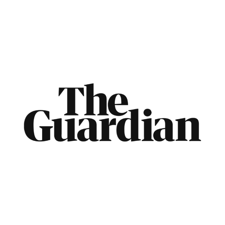 The Guardian Logo of The Guardian, featuring bold black text on a white background.