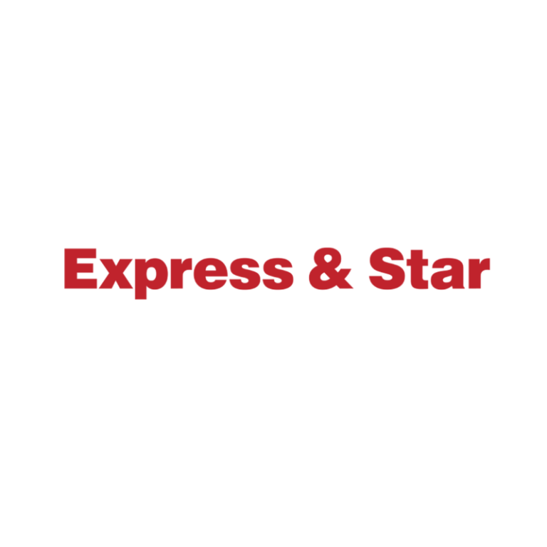 Express & Star Red text showing "Express & Star" in bold font.